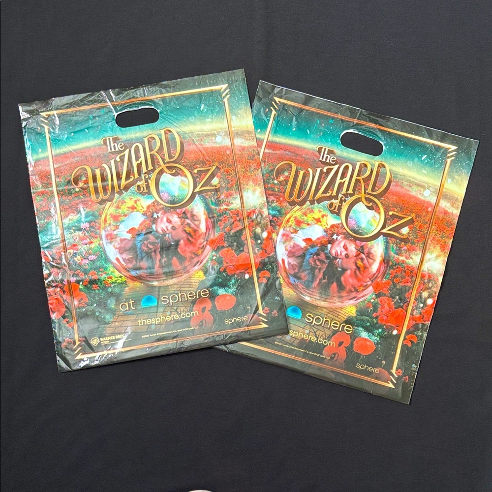 The Wizard of Oz Themed Merchandise Bags plastic from The Sphere​